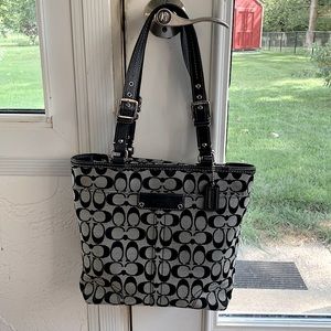 Coach “C” Cloth tote.
